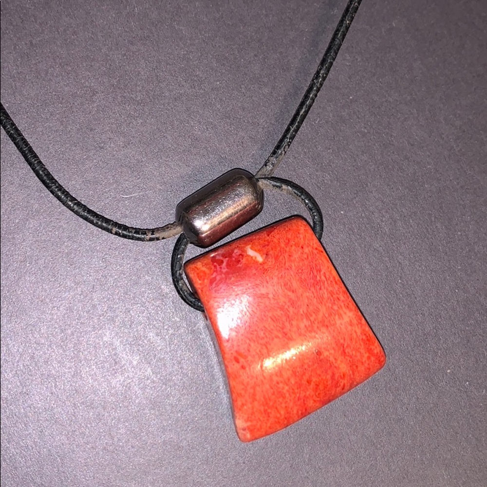 SILPADA Coral "Cardinal Rule" Necklace